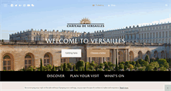 Desktop Screenshot of en.chateauversailles.fr