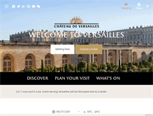 Tablet Screenshot of en.chateauversailles.fr
