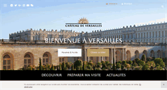 Desktop Screenshot of chateauversailles.fr